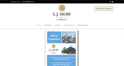 Desktop Screenshot of ljshaw.com
